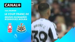 Le coup franc de Bruno Guimarães Rodriguez Moura contre Nottingham (51')