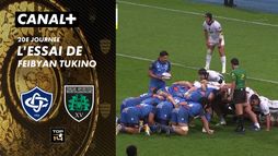 L'essai de Feibyan Tukino contre US Montauban