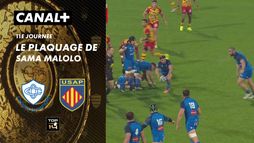 Le plaquage offensif de Sama Malolo contre Castres