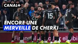 Au terme d'une action magnifique, Rayan Cherki marque son 9e but de la saison, toutes compétitions confondues