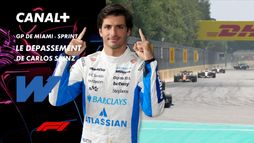 Le dépassement de Carlos Sainz au Grand Prix de Miami - Sprint- 2e tour - 14e tour
