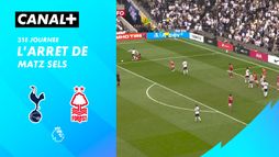 L'arrêt de Matz Sels contre Tottenham Hotspur (47')