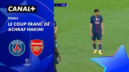 Le coup franc de Achraf Hakimi contre Arsenal (55')