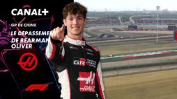 Le dépassement de Bearman Oliver au Grand Prix de Chine- 20e tour - 6e tour