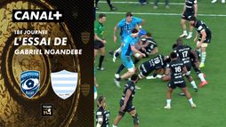 L'essai de Gabriel Ngandebe contre Racing
