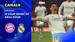 Le coup franc de Arda Güler contre Bayern Munich (29')