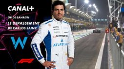 Le dépassement de Carlos Sainz au Grand Prix de Bahreïn- 18e tour