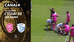 L'essai de Leo Barre contre Bayonne