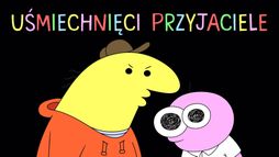 Uśmiechnięci przyjaciele