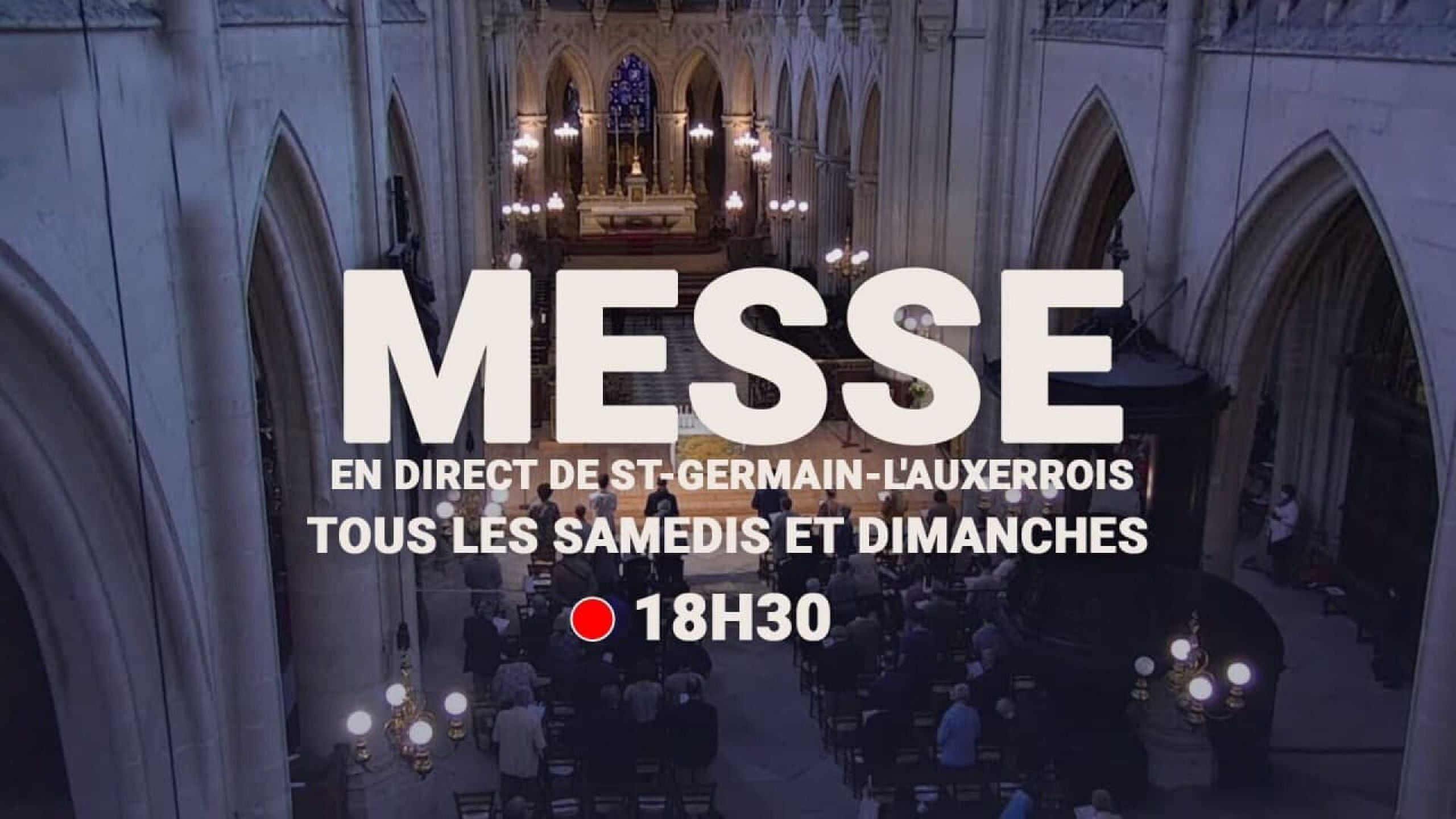 Messe à SaintGermainl'Auxerrois en streaming direct et replay sur