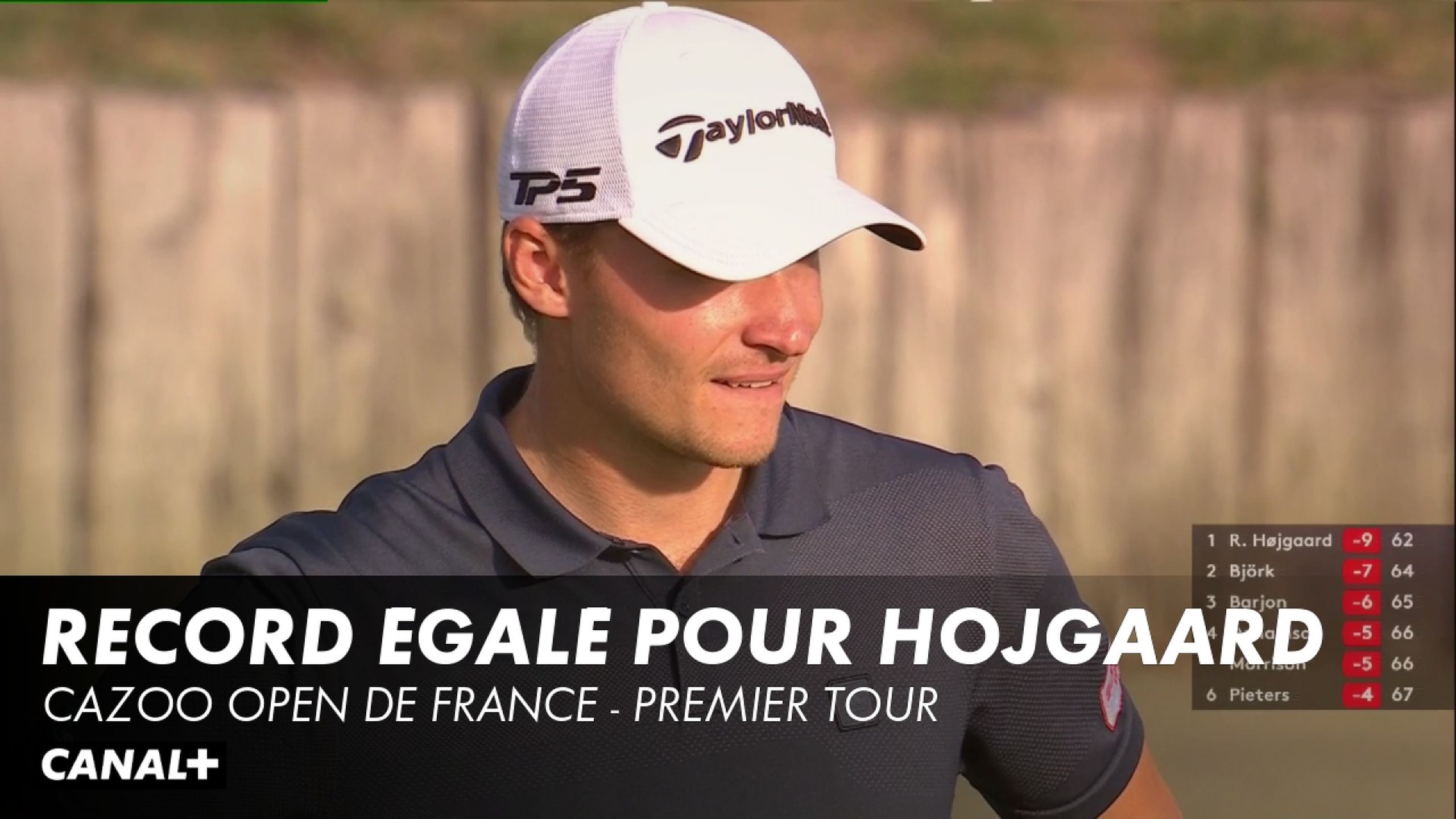 Avec ce birdie Rasmus Højgaard égal le record du parcours du Golf