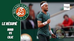 1/2 finale - le résumé de C. Ruud - M. Cilic