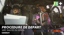 Procédure de départ avant la spéciale - WRC Rallyes du Kenya