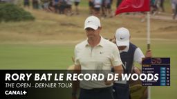 Rory bat provisoirement le record de Tiger Woods - The Open 4e tour