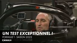 Au coeur du simulateur Alfa Romeo avec Guanyu Zhou