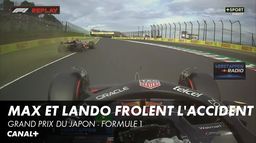 Verstappen et Norris frôlent la catastrophe à pleine vitesse
