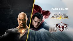 Pack BLACK ADAM - MAN OF STEEL