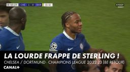 Sterling ouvre le score sur une lourde frappe !