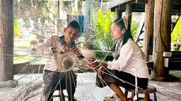 Laos, la vannerie dans tous ses états