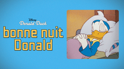 Bonne nuit Donald