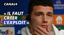 Benjamin Pavard réagit avant Bayern / Manchester City