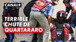 Énorme crash entre Quartararo et Oliveira dès le 1er tour !