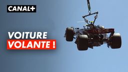 La voiture d'Hamilton s'envole !
