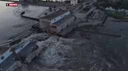 Ukraine : le barrage de Kakhovka partiellement détruit