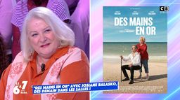 Josiane Balasko présente "Des mains en or" dans TPMP !