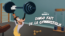 Dingo fait de la gymnastique