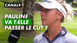 Pauline Roussin-Bouchard (+4) : "Le parcours est devenu très compliqué à cause du vent"- Amundi Evian Championship 2023