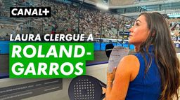 Laura Clergue à Roland-Garros