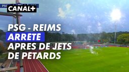 Le match entre le PSG et Reims définitivement arrêté après des jets de pétards et de feux d'artifice