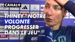 Gaétane Thiney après une grosse défaite face à Lyon