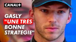 Gasly : "Très bon travail de l'équipe, on a fait une très bonne course, très bonne stratégie."