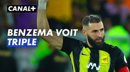 Benzema voit triple