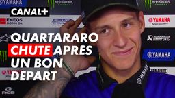 Quartararo chute après un bon départ