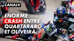 Enorme Crash de Quartararo et Oliveira - MotoGP