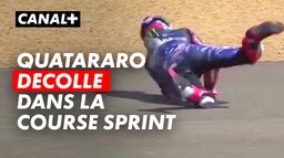 La chute de Fabio Quartararo durant la course sprint !