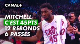 Mitchell 45 points 12 rebonds 6 passes décisives