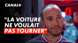 La réaction de Lewis Hamilton