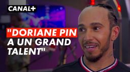 Lewis Hamilton encense Doriane Pin à Jeddah