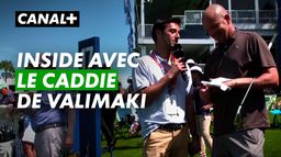 Basile Dalberto caddie de Valimaki - The Players Championship