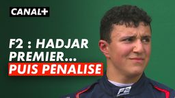 Isack Hadjar remporte la course sprint en F2... avant d'être pénalisé