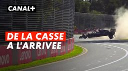 L'arrivée de la course marquée par un accident spectaculaire