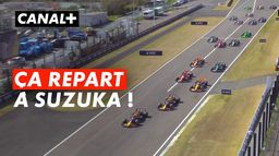 Le restart après le drapeau rouge à Suzuka