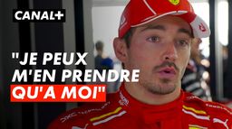 La réaction de Charles Leclerc après sa quatrième place à Suzuka