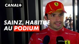 La réaction de Carlos Sainz après son nouveau podium