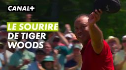 Le sourire de Woods qui aura fait le job pendant 4 tours