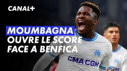 Faris Moumbagna débloque la situation - Marseille / Benfica - Ligue Europa (1/4 de finale retour)